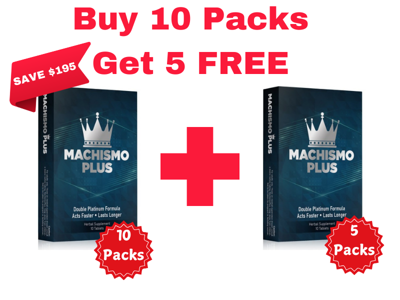 Machismo Plus - buy 10 packets and get 5 free packets
