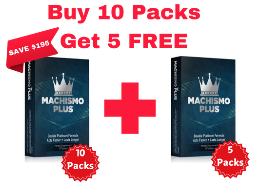 Machismo Plus - buy 10 packets and get 5 free packets